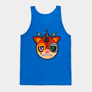 Sad Cyborg Squirrel Oskar Tank Top